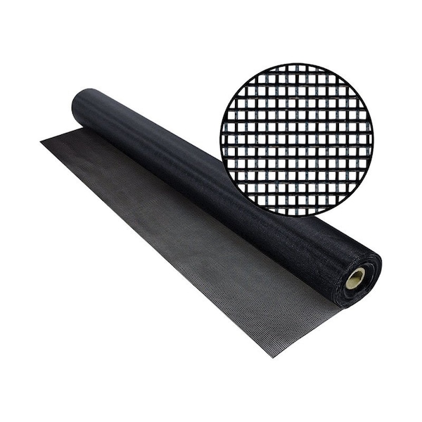 Philipsifer Wire Phifer Wire Tuffscreen 36 in. W X 100 ft. L Black Polyester Insect Screen Cloth 3014090 - main